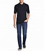Cremieux Blue Label Short Sleeve Cable Polo Sweater - Image 3