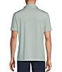 Cremieux Blue Label Short Sleeve Performance Hidden Button Down Stripe Polo - Image 6