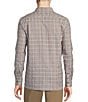 Color:Cream - Image 2 - Blue Label Slim Fit Checked Jaspe Twill Long-Sleeve Woven Shirt