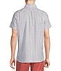 Color:Multicolor - Image 2 - Blue Label Slim Fit Plaid Lightweight Oxford Short Sleeve Woven Shirt