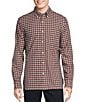 Color:Lucent White/Red Multi - Image 1 - Blue Label Slim Fit Plaid Oxford Long-Sleeve Woven Shirt