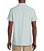 Color:Blue Tint - Image 2 - Blue Label Slim Fit Solid Lightweight Oxford Short Sleeve Woven Shirt