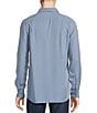 Color:Faded Denim - Image 2 - Blue Label Slim-Fit Solid Tencel Twill Long-Sleeve Woven Shirt