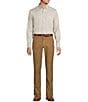 Cremieux Blue Label Soho Slim Fit Flat Front Pigment Dyed Pants, Color:Khaki - Image 3