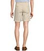 Color:Stone - Image 2 - Blue Label Soho Tailored Fit Seersucker 7#double; Inseam Shorts