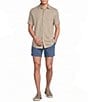 Cremieux Blue Label Solid Coat Front Short Sleeve Shirt - Image 3