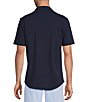 Cremieux Blue Label Solid Coat Front Short Sleeve Shirt - Image 2