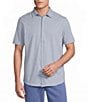 Cremieux Blue Label Solid Coat Front Short Sleeve Shirt - Image 5