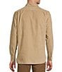 Cremieux Blue Label Solid Corduroy Long Sleeve Woven Shirt, Color:Chinchilla - Image 2