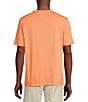 Color:Cadmium Orange - Image 2 - Blue Label Solid Crewneck Stretch Short Sleeve T-Shirt