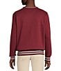 Cremieux Blue Label Solid Fleece Crewneck Sweatshirt, Color:Cabernet - Image 2
