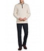 Cremieux Blue Label Solid French Rib Quarter-Zip Pullover - Image 3