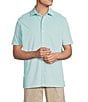 Cremieux Blue Label Solid Knit Oxford Short Sleeve Woven Shirt - Image 1