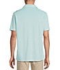 Cremieux Blue Label Solid Knit Oxford Short Sleeve Woven Shirt - Image 2