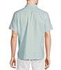 Color:Blue Tint - Image 2 - Blue Label Solid Light Weight Oxford Short Sleeve Woven Shirt