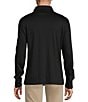Cremieux Blue Label Solid Long Sleeve Cotton Interlock Polo Shirt - Image 6