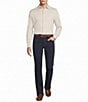Cremieux Blue Label Solid Long Sleeve Cotton Interlock Shirt - Image 3