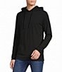Cremieux Blue Label Solid Long Sleeve Hoodie T-Shirt - Image 1