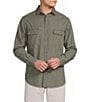 Cremieux Blue Label Solid Long Sleeve Woven Shirt - Image 1
