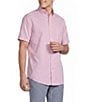 Cremieux Blue Label Solid Oxford Short Sleeve Woven Shirt - Image 5