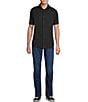 Cremieux Blue Label Solid Seersucker Short Sleeve Button Front Shirt - Image 3