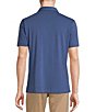 Cremieux Blue Label Solid Short Sleeve Polo Shirt, Color:Blue - Image 2
