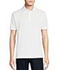 Cremieux Blue Label Solid Short Sleeve Polo Shirt, Color:White - Image 1