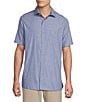 Cremieux Blue Label Solid Short Sleeve Woven Shirt - Image 1