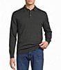Cremieux Blue Label Solid Wool Polo Sweater - Image 1