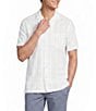 Cremieux Blue Label St. Barts Collection Plaid Short Sleeve Woven Camp Shirt - Image 1