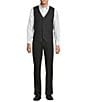 Cremieux Blue Label St. Moritz Collection Herringbone Vest, Color:Charcoal - Image 3