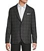Cremieux Blue Label St. Moritz Collection Plaid Blazer, Color:Charcoal - Image 1