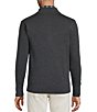 Cremieux Blue Label St. Moritz Collection Quarter-Zip Merino Wool Sweater, Color:Charcoal Heather - Image 2