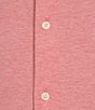 Cremieux Blue Label Stretch Jersey Solid Short Sleeve Coatfront Shirt, Color:Berry Heather - Image 4