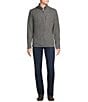 Color:Black - Image 3 - Blue Label Sweater Fleece Quarter-Zip Pullover
