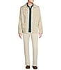 Cremieux Blue Label Tahiti Collection Linen Field Shirt Jacket, Color:Perfect Stone - Image 3