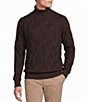 Cremieux Blue Label Tailor's Mark Collection Solid Cable Knit Turtleneck Sweater - Image 1
