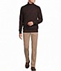 Cremieux Blue Label Tailor's Mark Collection Solid Cable Knit Turtleneck Sweater - Image 3