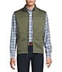 Cremieux Blue Label Textured Lightweight Knit Vest, Color:Olive Heather - Image 1