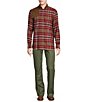 Cremieux Blue Label The Gamekeeper Collection Plaid Flannel Long Sleeve ...