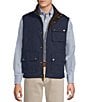 Cremieux Blue Label The South Fork Collection Waxed Cotton Vest, Color:Navy - Image 3