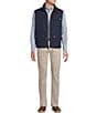 Cremieux Blue Label The South Fork Collection Waxed Cotton Vest, Color:Navy - Image 4