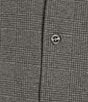 Color:Light Grey Heather - Image 4 - Blue Label Tribeca Collection Herringbone Long Sleeve Jersey Coatfront Shirt