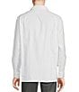 Color:Lucent White - Image 2 - Blue Label Tribeca Collection Solid Textured Long Sleeve Woven Shirt