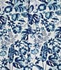 Color:Blue Quartz - Image 4 - Blue Label Tropical Floral Poplin Long Sleeve Woven Shirt