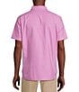 Color:Light Purple - Image 2 - Blue Label Washed Down Collection Solid Oxford Short Sleeve Woven Shirt