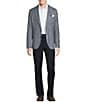Cremieux Blue Label Wool Blend Check Blazer, Color:Grey - Image 4