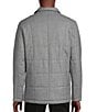 Color:Light Grey - Image 2 - Blue Label Wool Blend Quilted Jacket