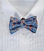 Cremieux Bryce Flower Print Silk Bow Tie - Image 2
