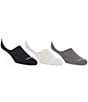 Color:Grey - Image 1 - Casual Solid Liner Socks 3-Pack